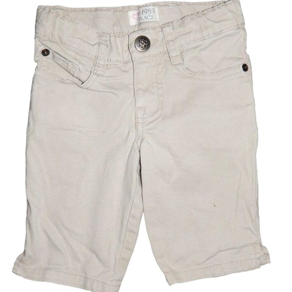 Children’s Place Girls Stretch Bermuda Shorts Adjustable Waist Size 5